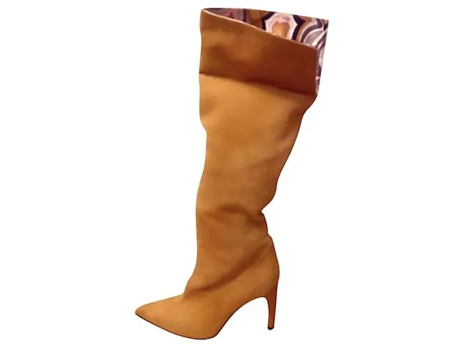 Emilio Pucci botas Caramelo 