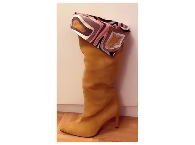 Emilio Pucci botas Caramelo 