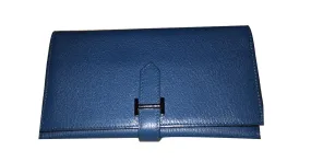 Hermès carteras Azul 