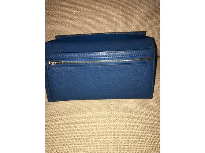 Hermès carteras Azul 