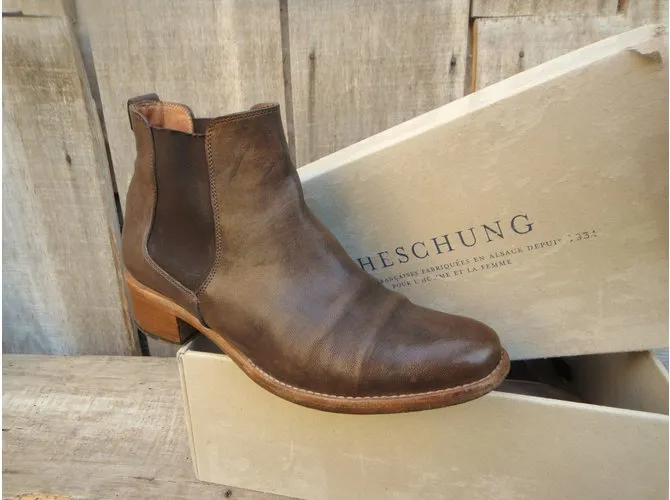 Heschung Botines Castaño 