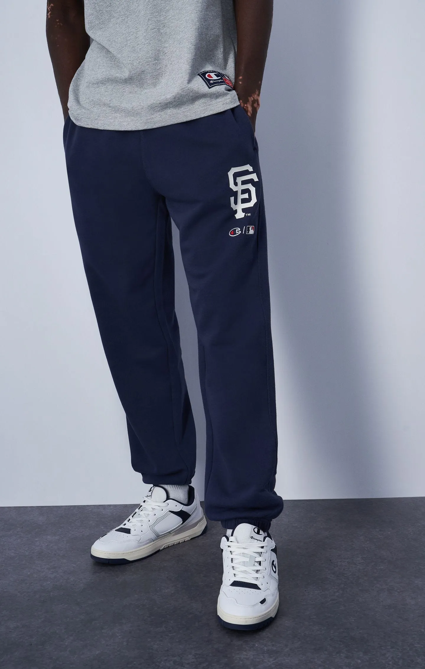 Joggers de felpa francesa bordada MLB