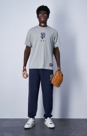 Joggers de felpa francesa bordada MLB