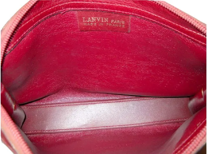 Lanvin carteras Burdeos 