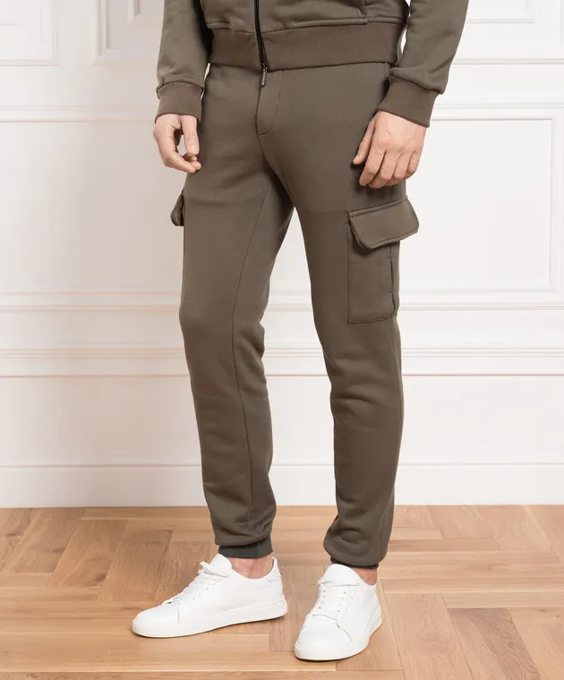 MooRER Khaki joggers