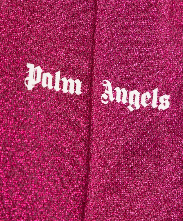 Palm Angels Children's raspberry joggers with stripes