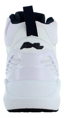 Pontiac Tenis Bota Skate Similpiel Blanco Hombre 82554