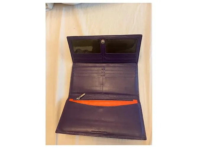 Purificacion Garcia carteras Naranja Morado oscuro 