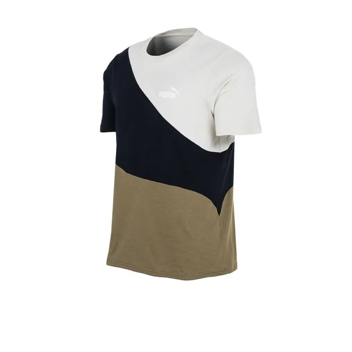 Remera Puma Power Cat Beige