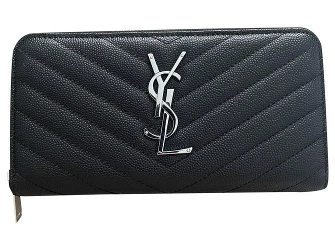 Saint Laurent carteras Negro 