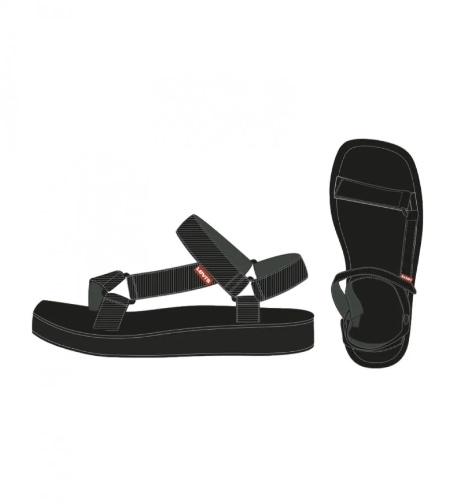 Sandalias Cadys Low Negro