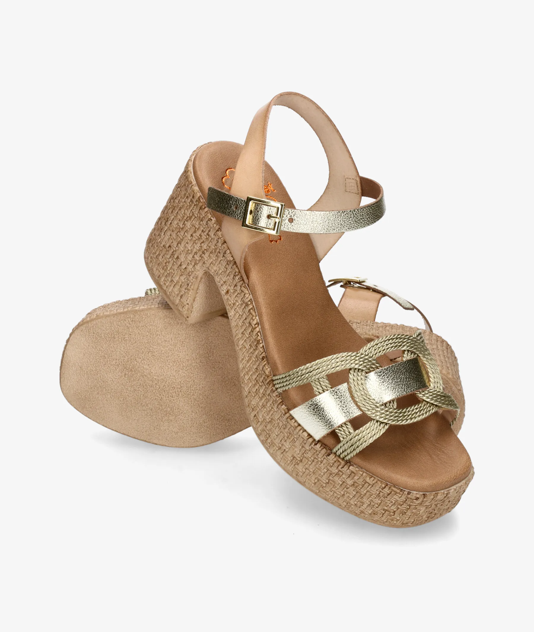 Sandalias Porronet  3061 en oro