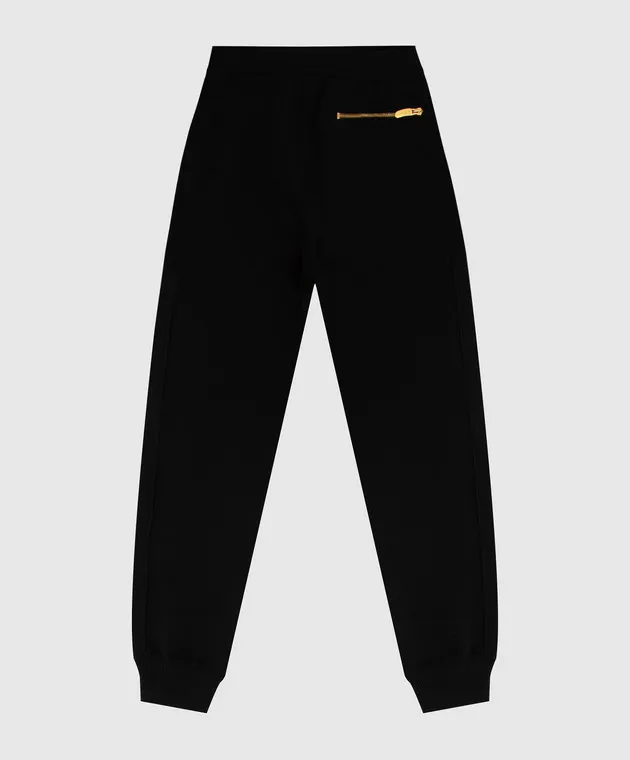 Stefano Ricci Children's wool joggers