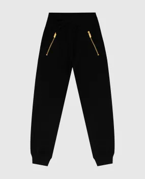 Stefano Ricci Children's wool joggers