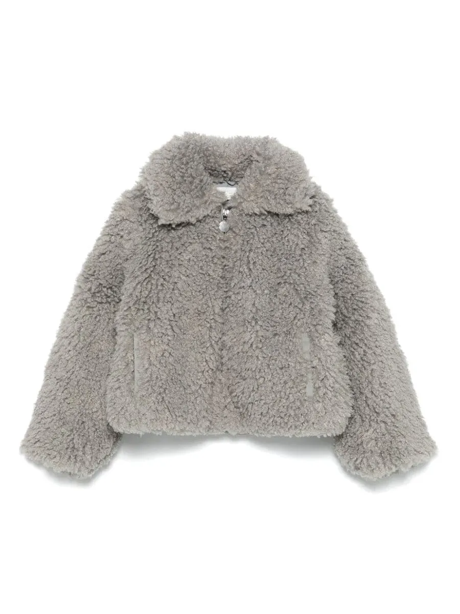 STELLA MC CARTNEY FAUX SHEARLING JACKET