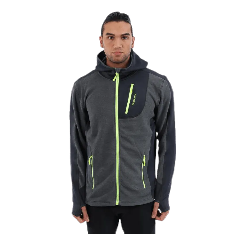 Truenorth Hood Jacket Fleece Grey