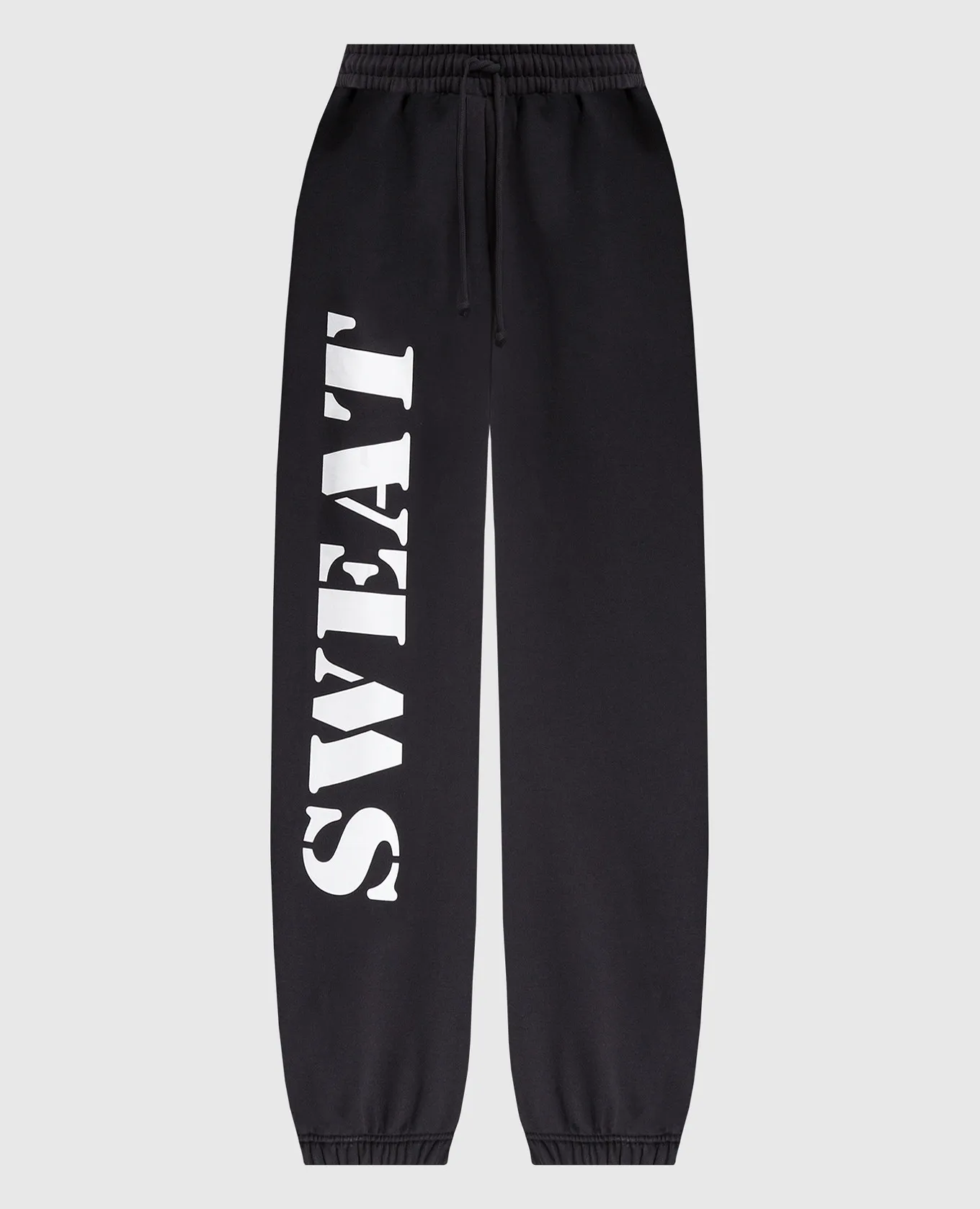 Vetements Black printed joggers