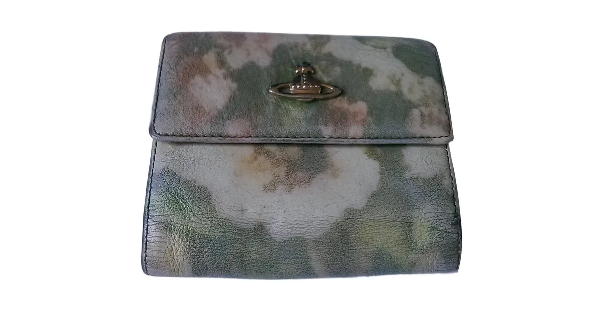 Vivienne Westwood carteras Beige Verde 