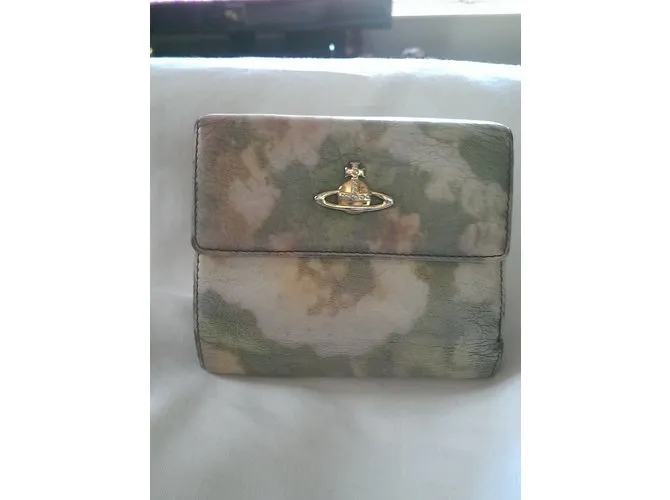 Vivienne Westwood carteras Beige Verde 