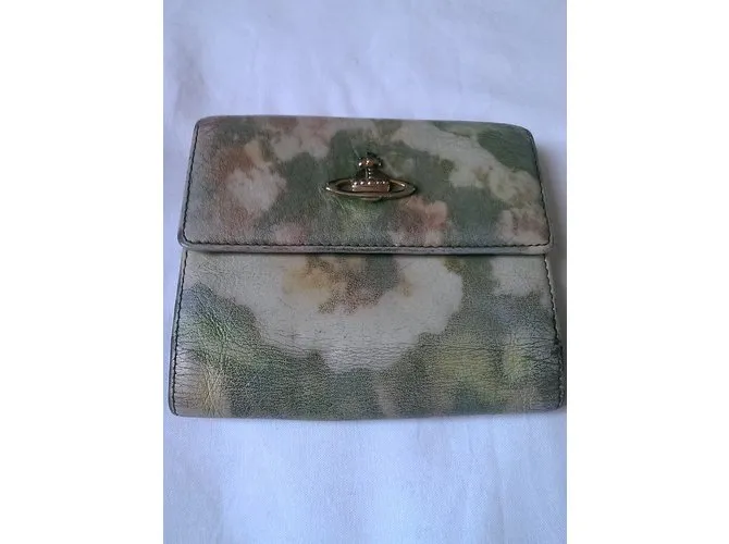 Vivienne Westwood carteras Beige Verde 