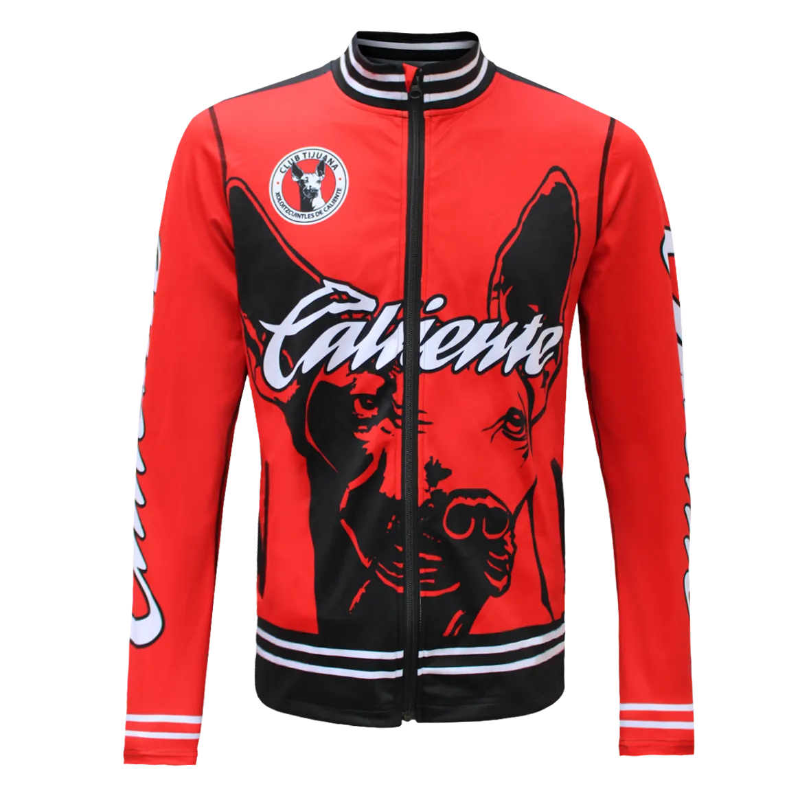 XOLOS XXI - BOMBER JACKET (ROJO + NEGRO + BLANCO) - LIMITED EDITION LIFESTYLE LlIGHT WEIGHT JACKET