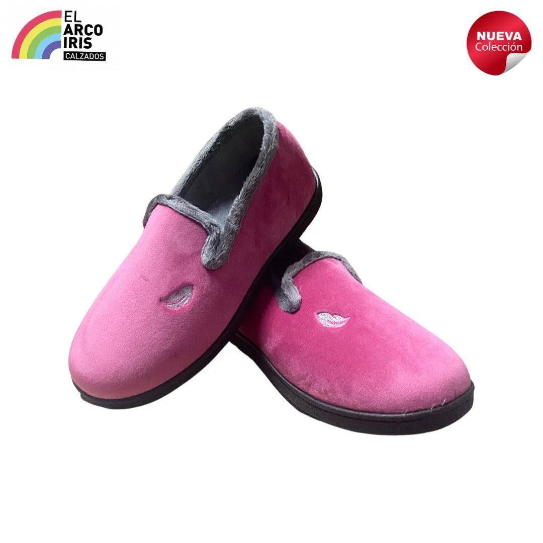 ZAPATILLA MUJER CASA PLUMAFLEX 12303 FUCSIA